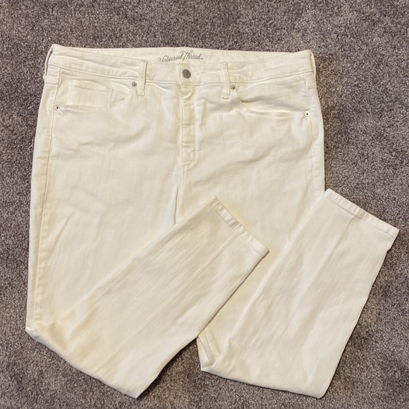 Universal Thread Women's High-Rise Straight Leg Jeans White Size 18 - Picture 8 of 12